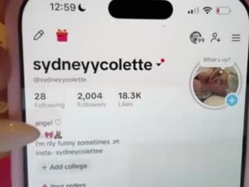 sydneyadkisson - Live now on Chaturbate
